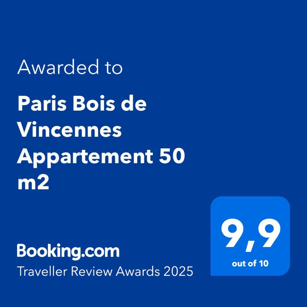 Paris Bois De Vincennes Appartement 50 M2 外观 照片